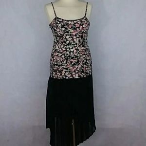 NWT large tank top & hi lo skirt outfit